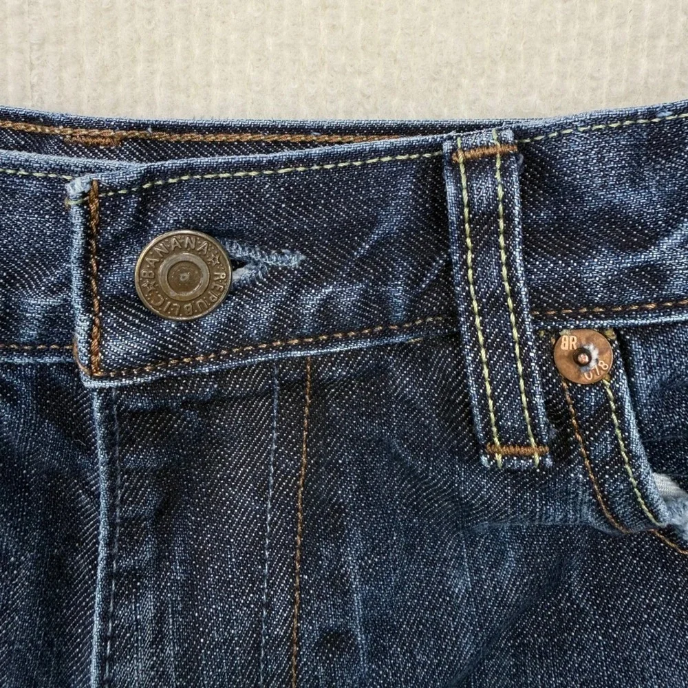 Banana Republic Y2K Bootcut Jeans Dark Wash Normcore Americana Western Men 34x32